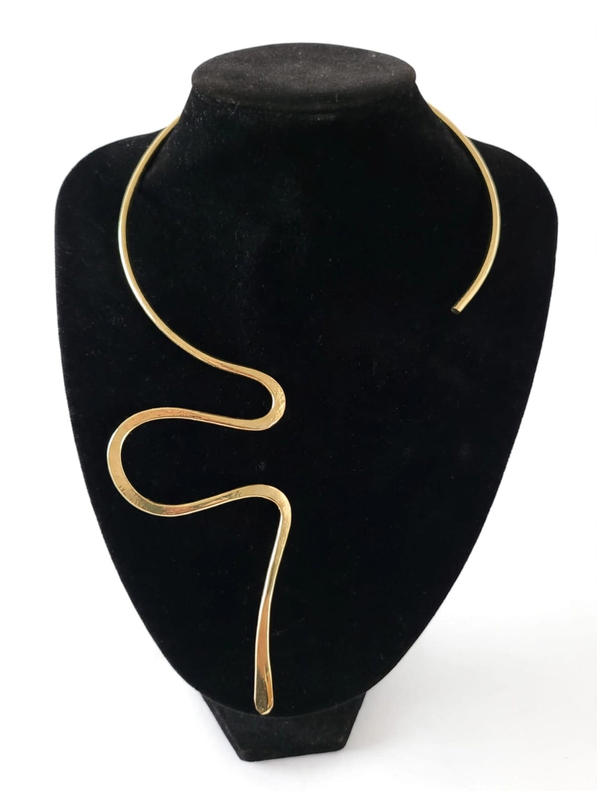 Handcrafted brass choker